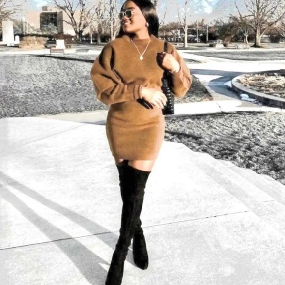 ZARA PREMIUM WOOL LTD EDITION DRESS - Picture 5 of 11